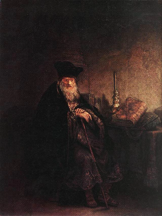 Ritratto di un vecchio rabbino - Szépmûvészeti Múzeum, Budapest